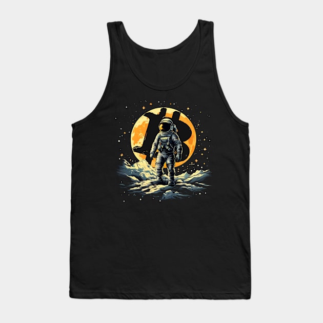 Bitcoin To The Moon Tank Top by Edgi